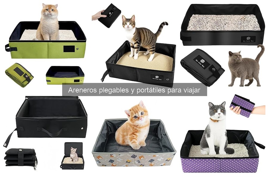 Mejores areneros portátiles para viajar con gatos en 2023