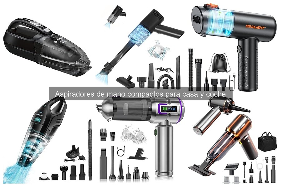 Mejores aspiradores de mano compactos para coches en 2023