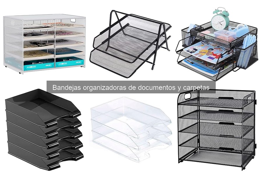 Mejores bandejas organizadoras de documentos: dónde comprar y precios