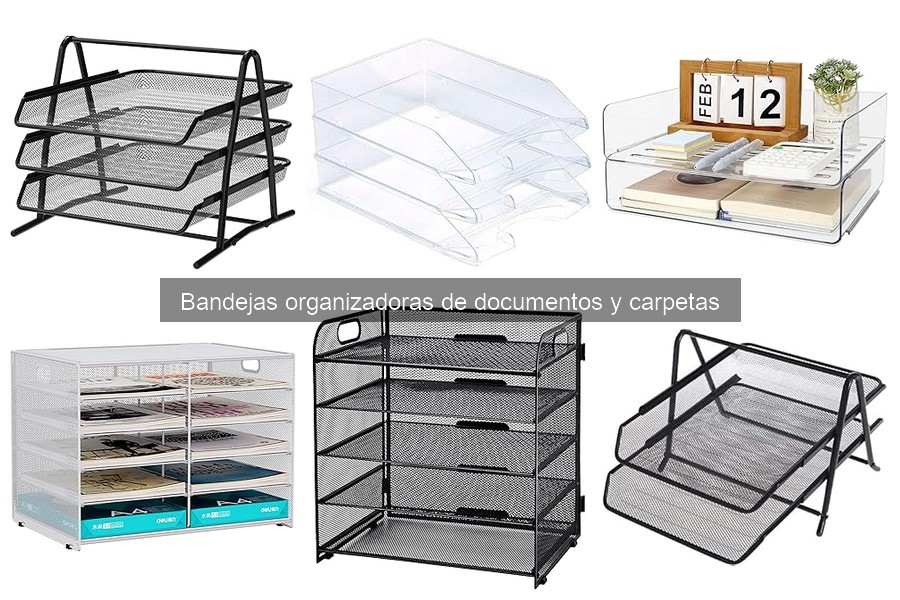 Mejores bandejas organizadoras de documentos para oficinas y mascotas