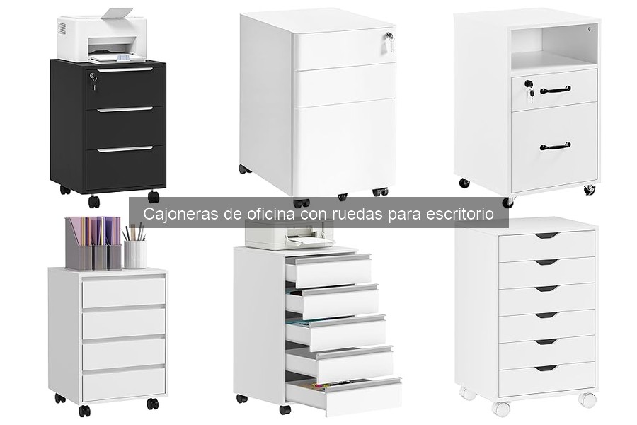 Mejores Cajoneras de Oficina con Ruedas para Espacios Pequeños