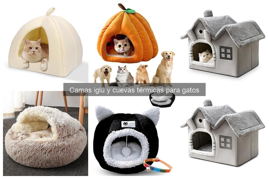 Mejores camas iglú y cuevas térmicas para gatos en 2023