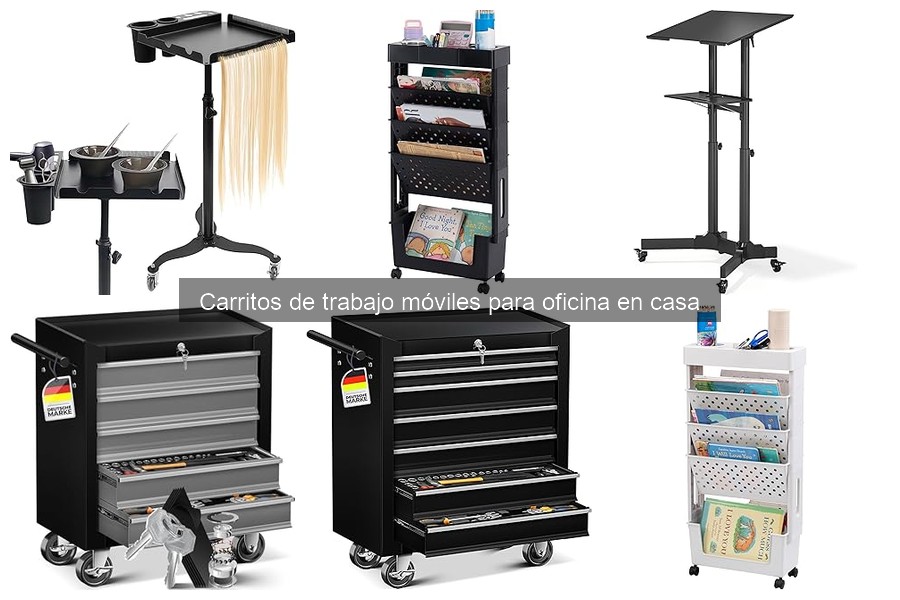 Mejores carritos de trabajo móviles para pisos pequeños