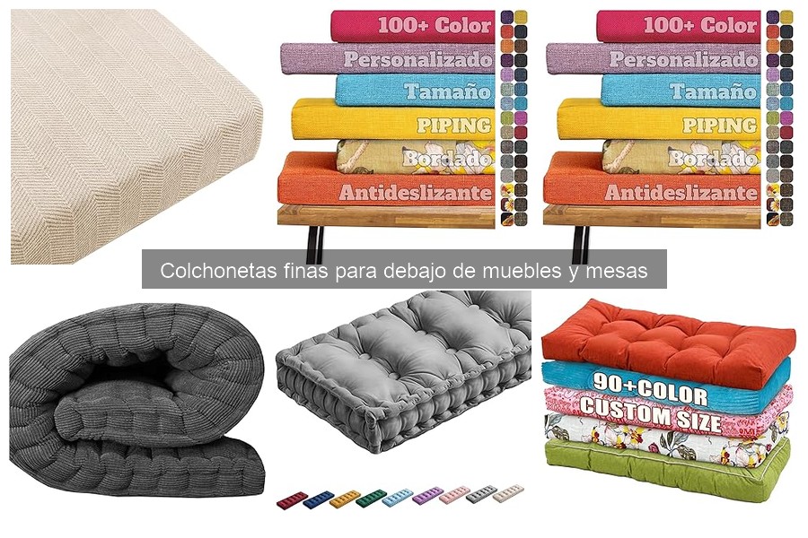 Mejores colchonetas finas para pisos pequeños y espacios reducidos