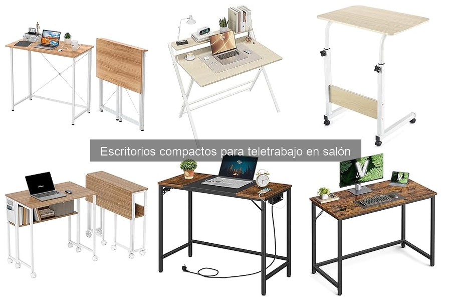 Mejores Escritorios Compactos para Teletrabajo en Salón