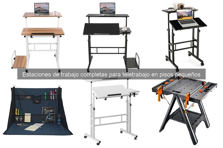 Mejores estaciones de trabajo para teletrabajo en pisos pequeños