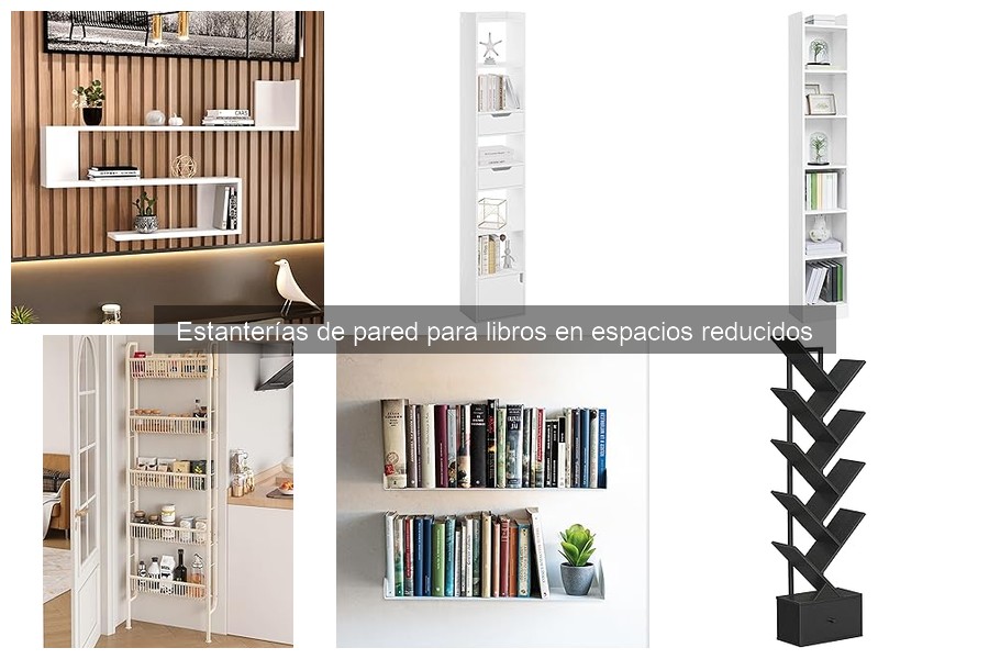 Mejores estanterías de pared para oficina en casa y libros