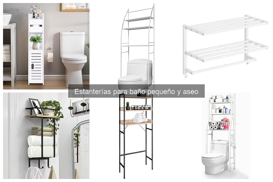 Mejores estanterías para baño pequeño en 2023