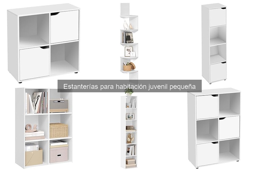 Mejores estanterías para habitación juvenil pequeña: comparativa