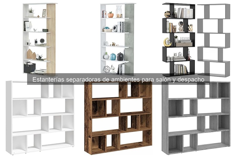 Mejores estanterías separadoras para espacios pequeños