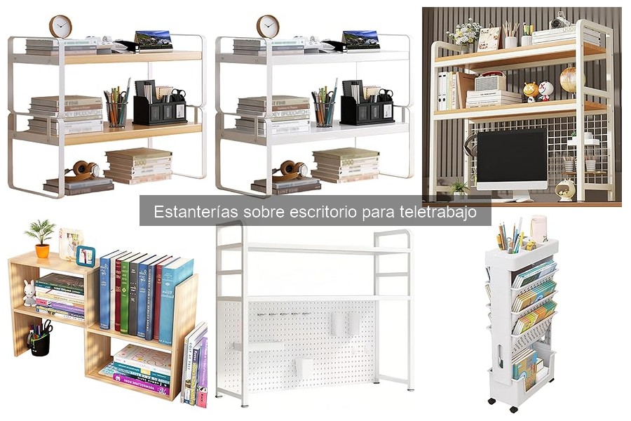 Mejores estanterías sobre escritorio para teletrabajo en 2023