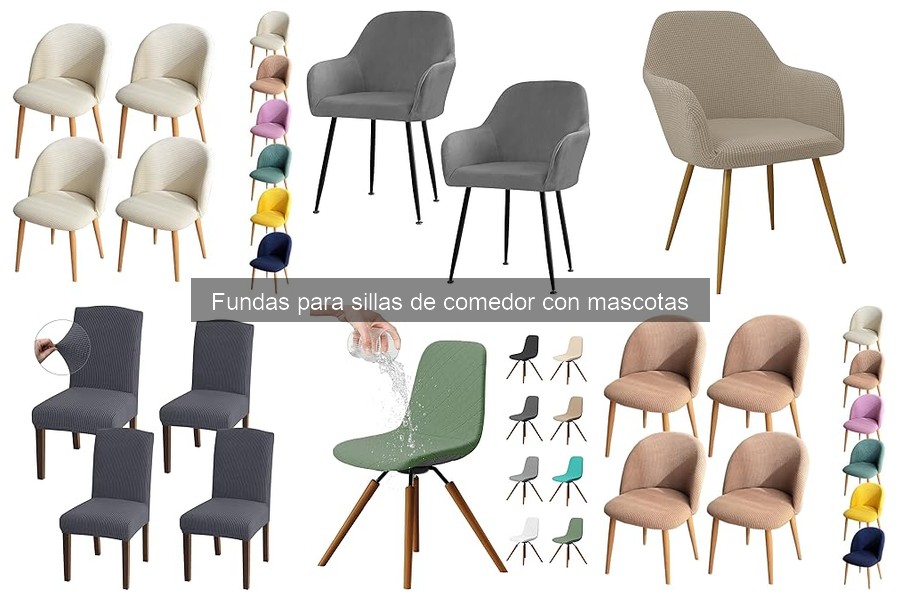 Mejores estilos de fundas para sillas con mascotas