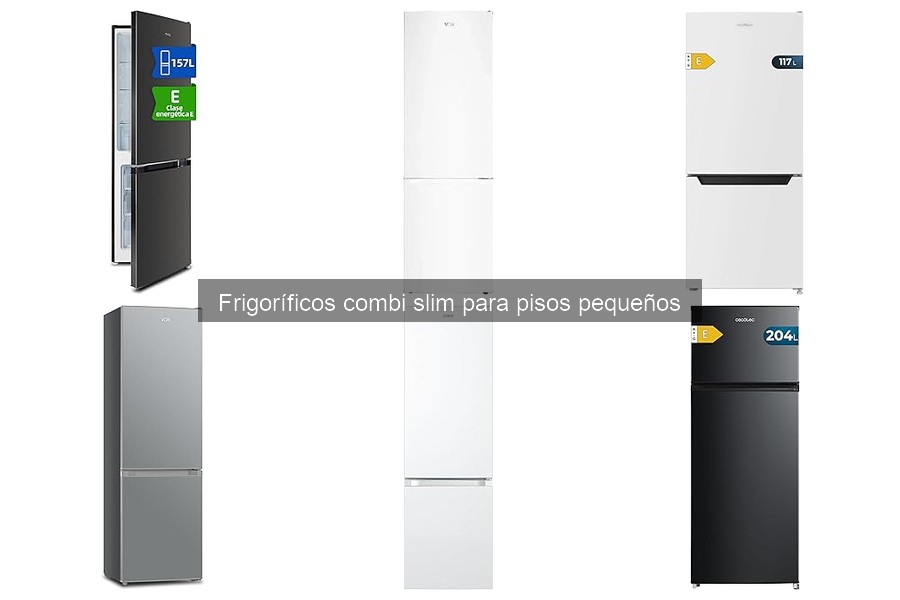Mejores frigoríficos combi slim en 2023: comparativa de marcas