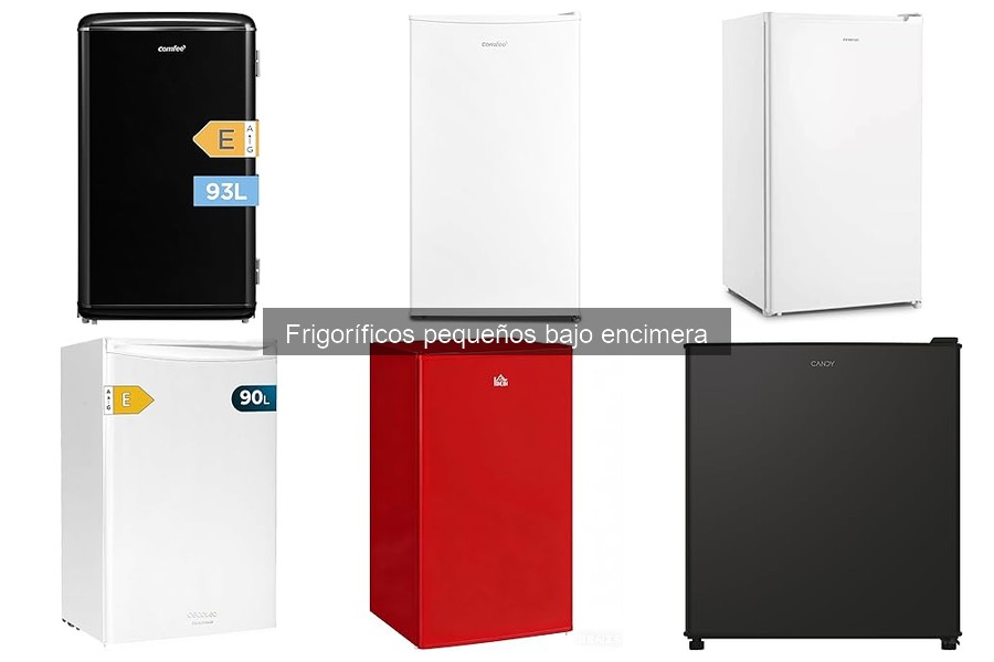 Mejores frigoríficos pequeños bajo encimera para pisos pequeños