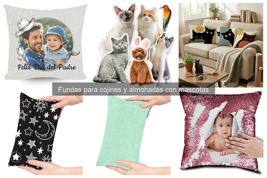 Mejores fundas para cojines y almohadas con mascotas