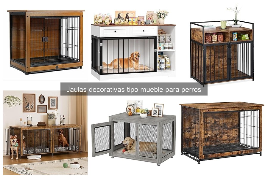 Mejores jaulas decorativas tipo mueble para perros 2023