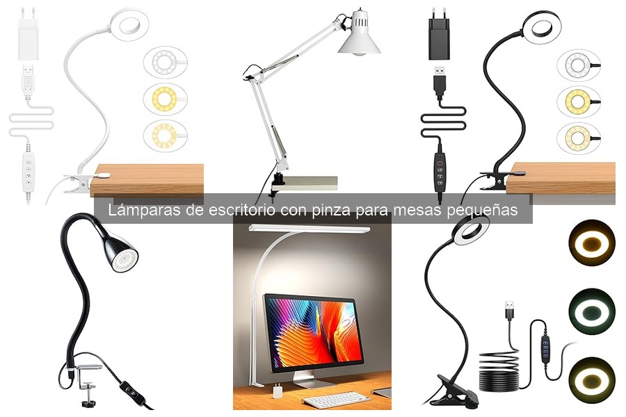Mejores lámparas de escritorio con pinza para trabajar en casa