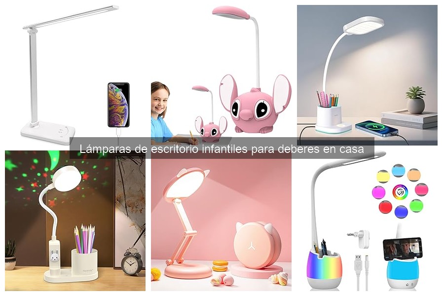 Mejores lámparas de escritorio infantiles para hacer deberes