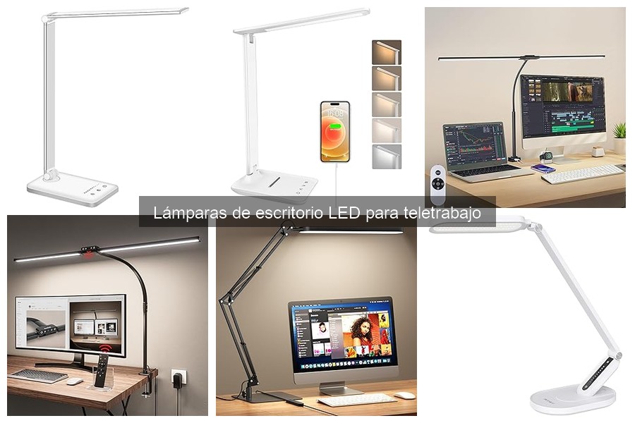 Mejores lámparas de escritorio LED para oficinas en casa