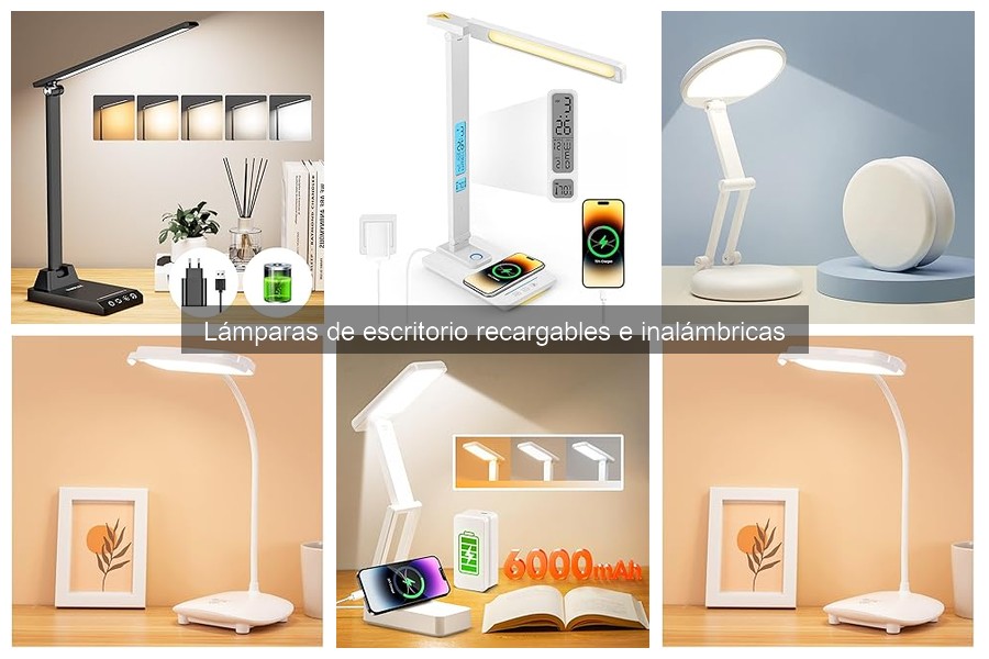 Mejores lámparas de escritorio recargables e inalámbricas