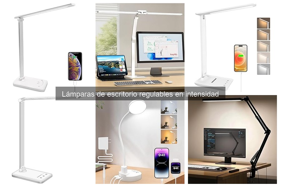 Mejores lámparas de escritorio regulables para espacios pequeños
