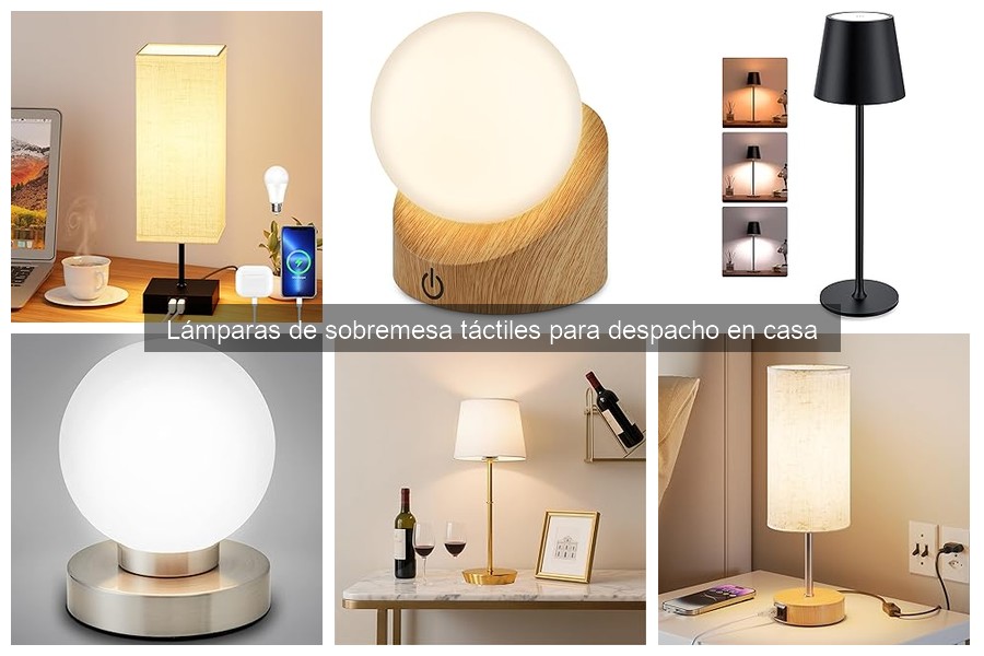 Mejores lámparas de sobremesa táctiles para tu oficina en casa