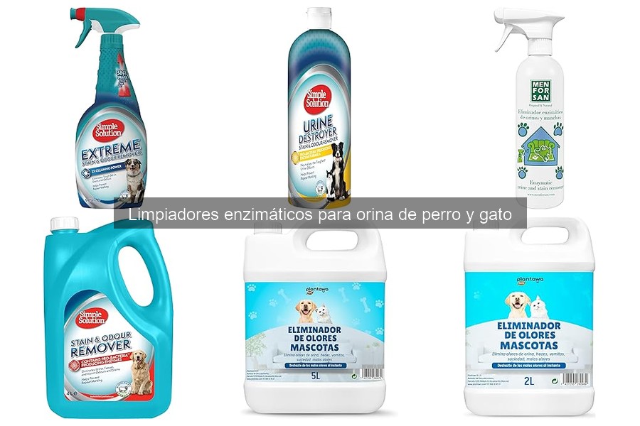 Mejores limpiadores enzimáticos para orina de mascotas