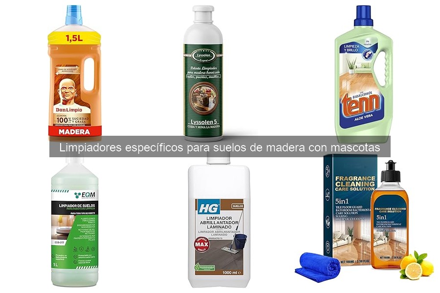 Mejores limpiadores para suelos de madera con mascotas grandes