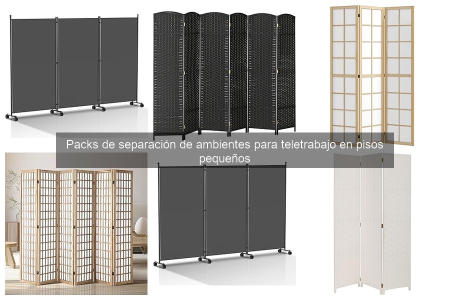 Mejores lugares para comprar packs de separación de ambientes