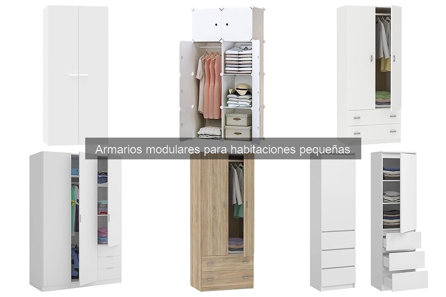 Mejores marcas de armarios modulares para habitaciones pequeñas