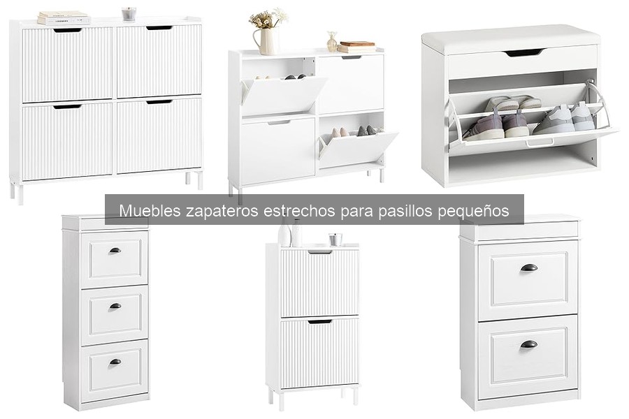 Mejores Materiales para Muebles Zapateros Estrechos