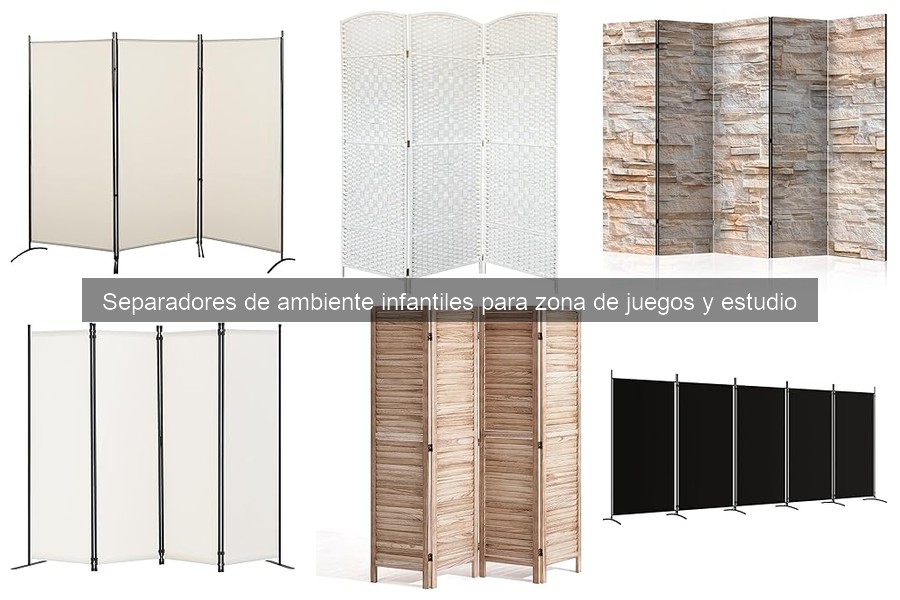 Mejores materiales para separadores infantiles de ambiente