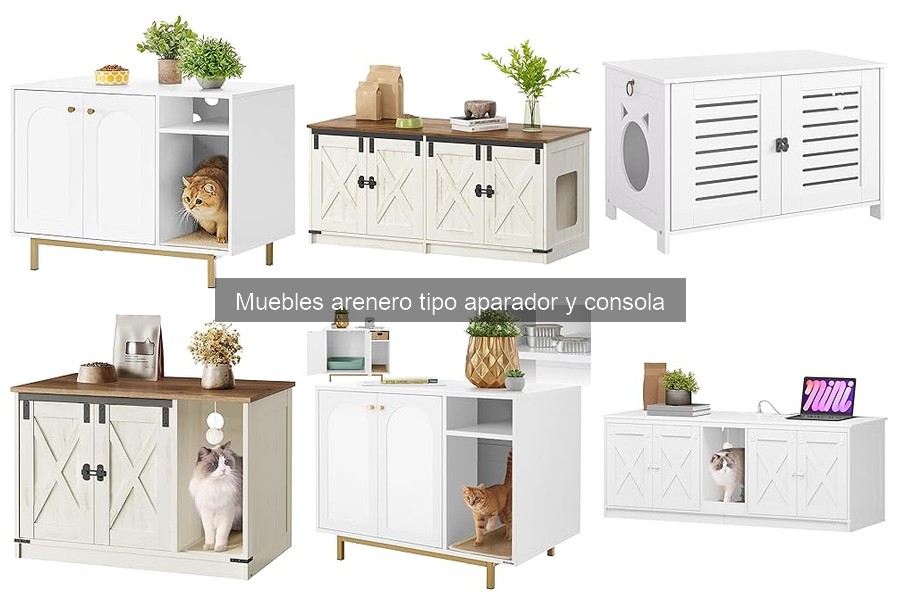 Mejores materiales para un arenero tipo aparador