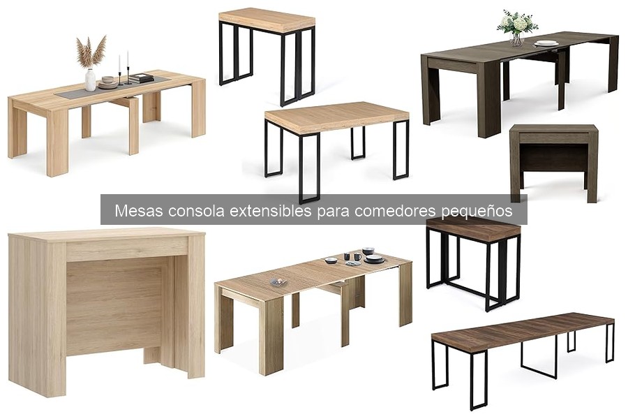 Mejores mesas consola extensibles para espacios pequeños