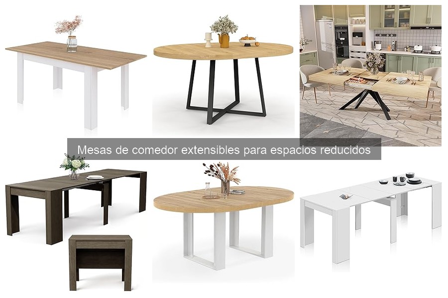 Mejores mesas de comedor extensibles para apartamentos pequeños