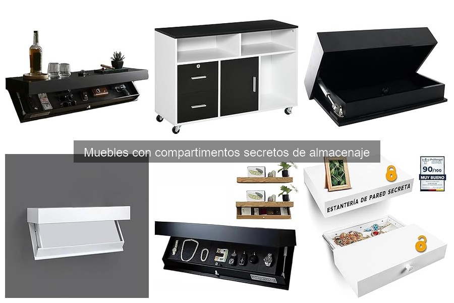 Mejores muebles con compartimentos secretos del mercado