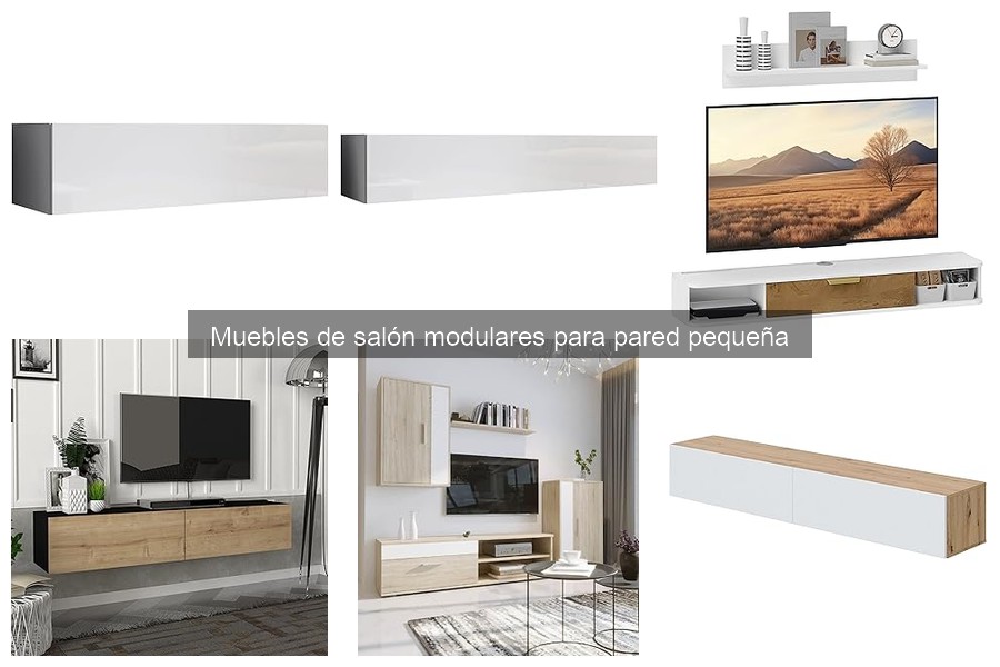 Mejores muebles de salón modulares para pisos pequeños