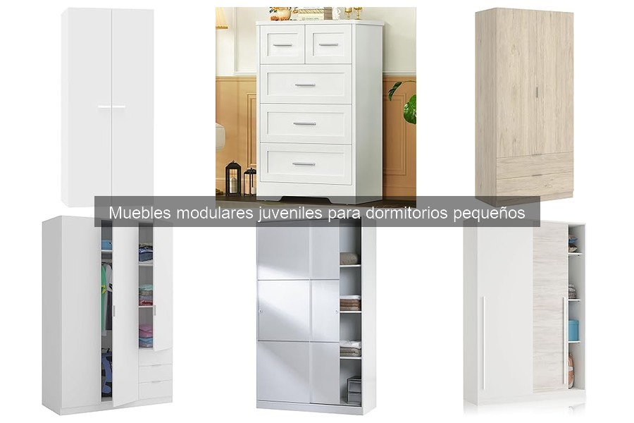 Mejores muebles modulares para dormitorios juveniles pequeños