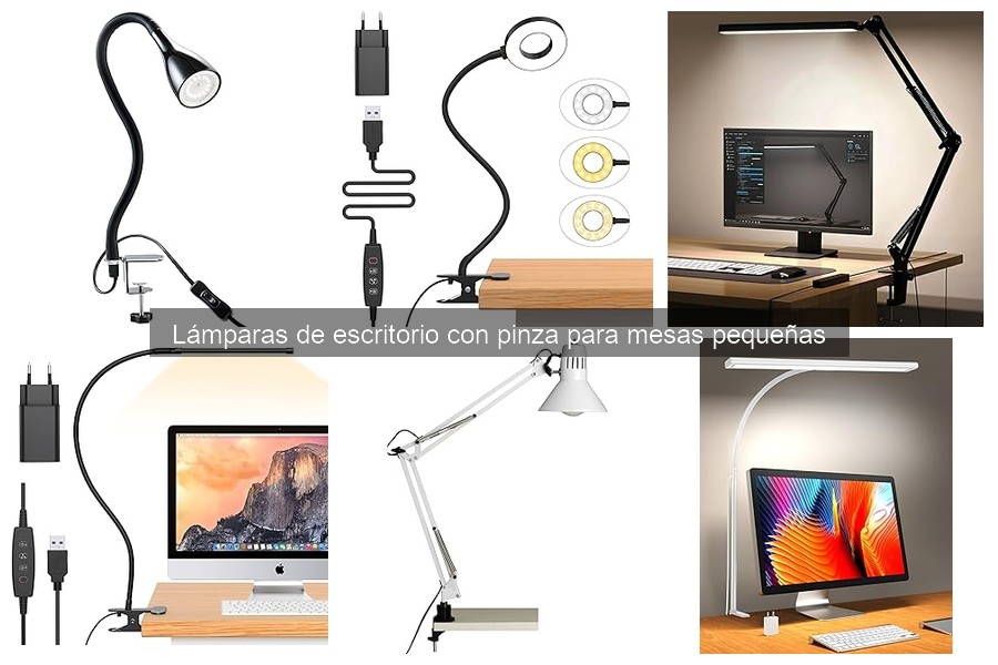 Mejores Ofertas en Lámparas de Escritorio con Pinza