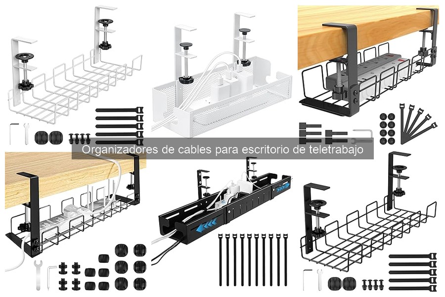 Mejores organizadores de cables para oficinas en casa