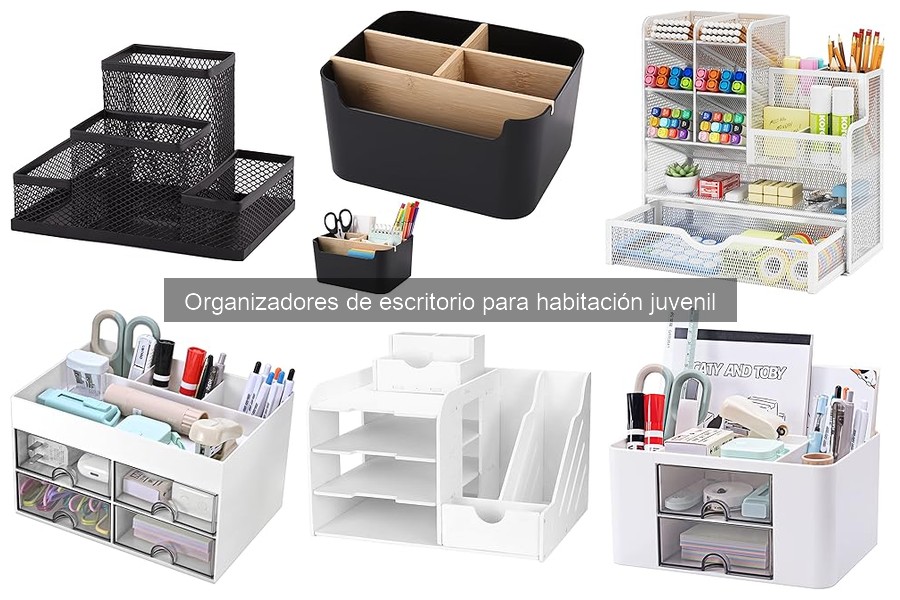 Mejores organizadores de escritorio para estudiantes adolescentes