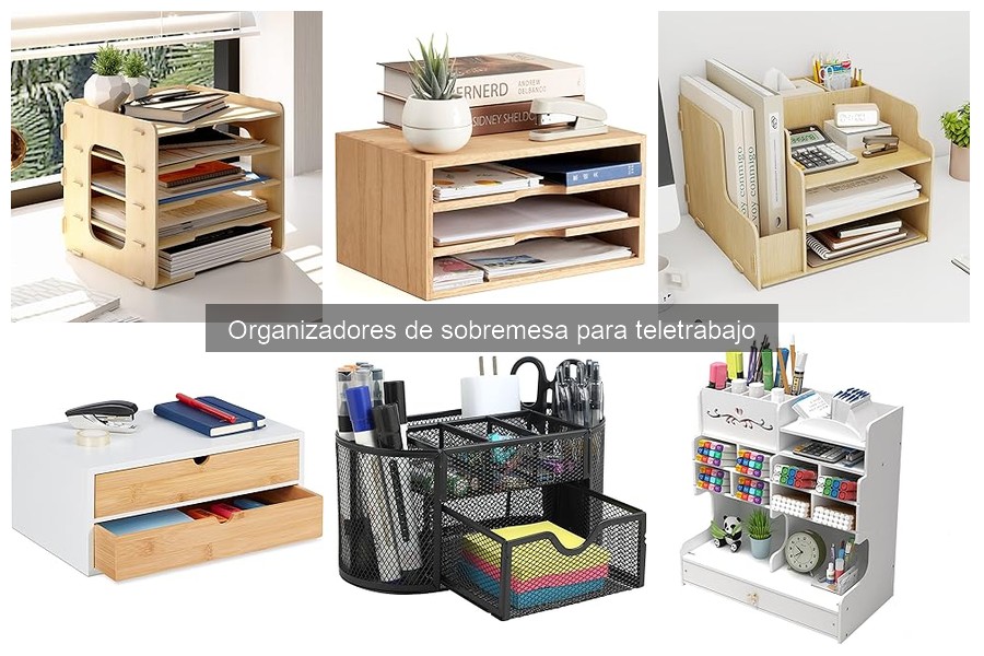 Mejores organizadores de sobremesa para teletrabajo en casa