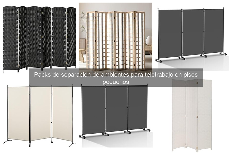 Mejores packs de separación de ambientes para pisos pequeños