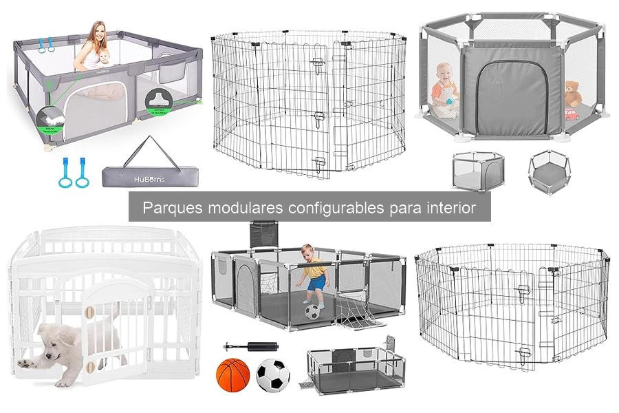 Mejores parques modulares para espacios reducidos en casa
