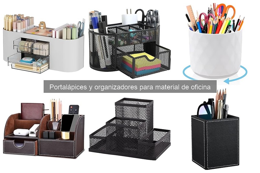 Mejores portalápices para oficinas en casa con espacio limitado