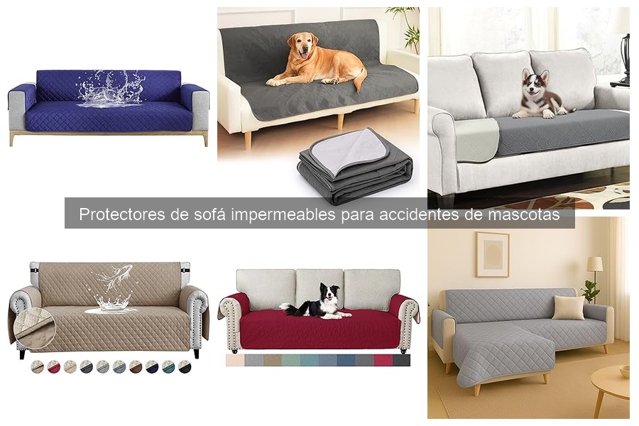 Mejores protectores de sofá impermeables para mascotas 2023