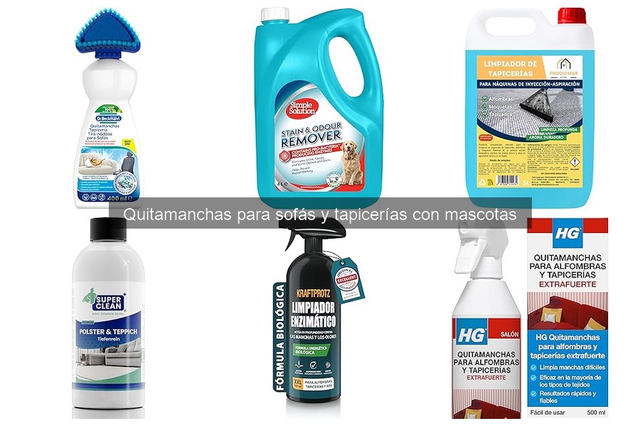 Mejores quitamanchas para sofás de tela con gatos