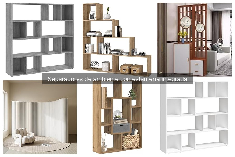 Mejores Separadores de Ambiente con Estantería para Pisos Pequeños