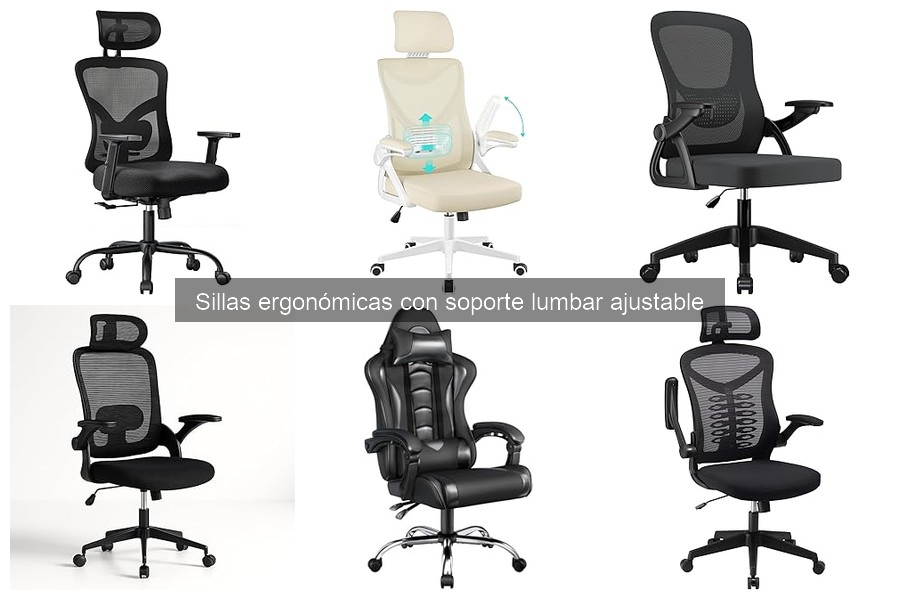 Mejores sillas ergonómicas con soporte lumbar ajustable 2023