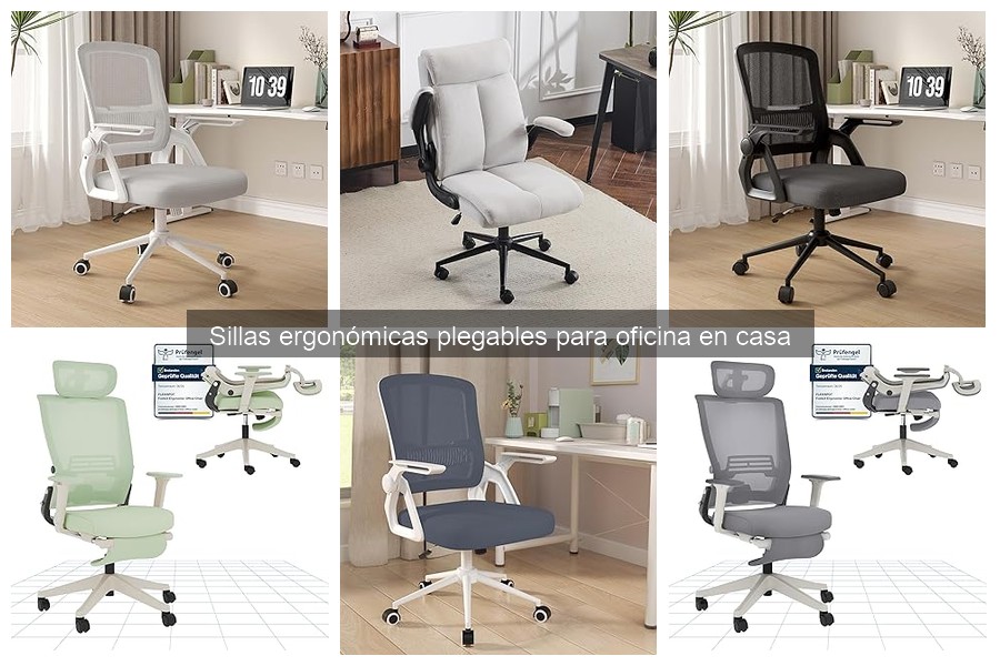 Mejores sillas ergonómicas plegables para trabajar en casa
